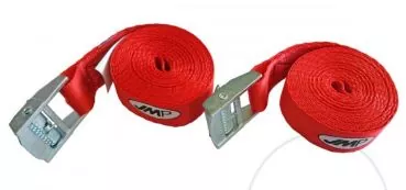 2x TIE DOWN STRAPS 25mm/3m WITH CLAMP LOCK